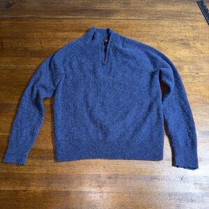 J Crew Crewcuts 100% Cashmere Quarter Zip Sweater